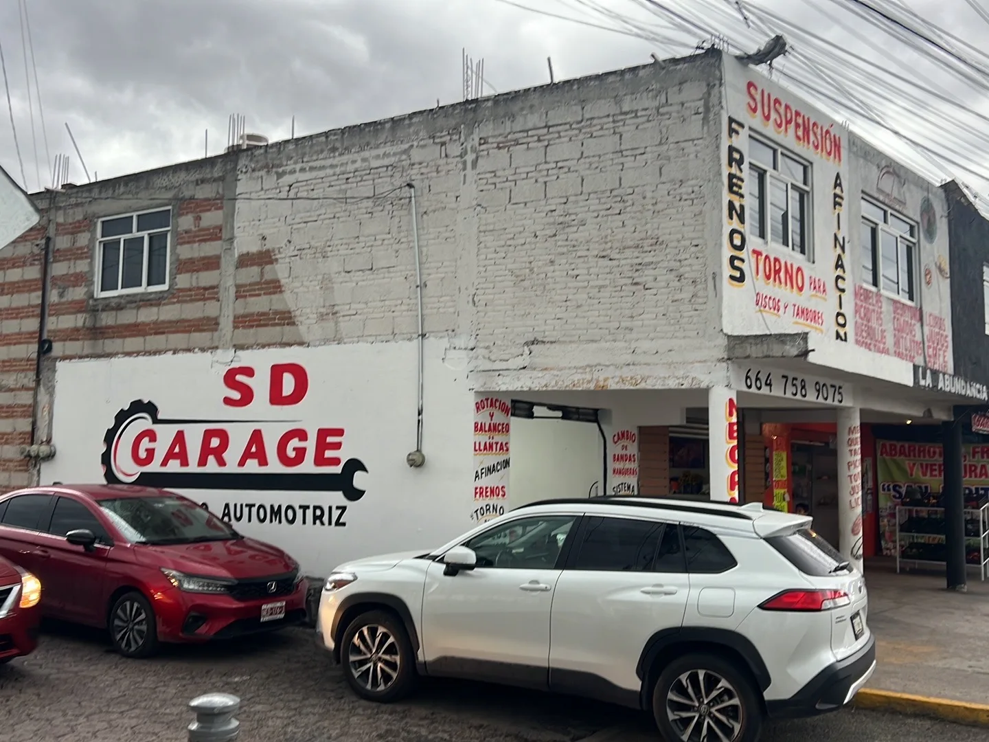 Fachada de SD Garage en San Pedro Cholula, Puebla